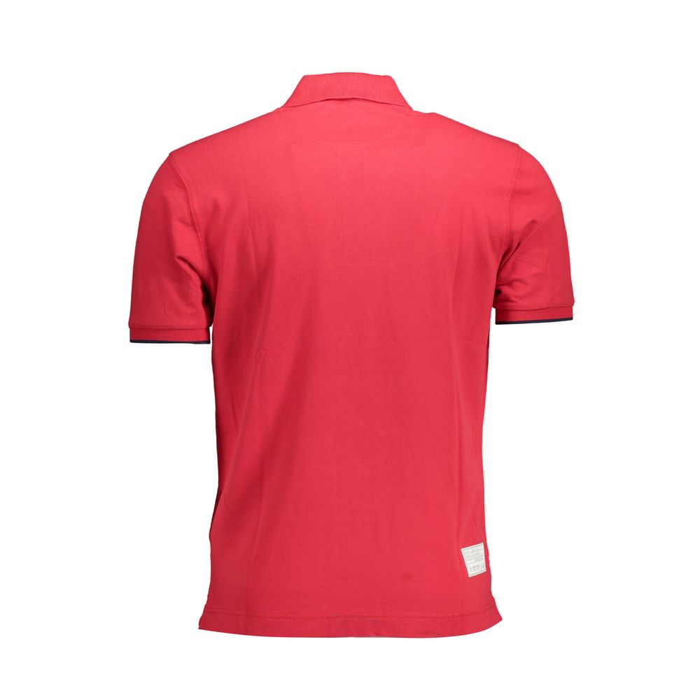 La Martina Chic Pink Embroidered Polo for Men