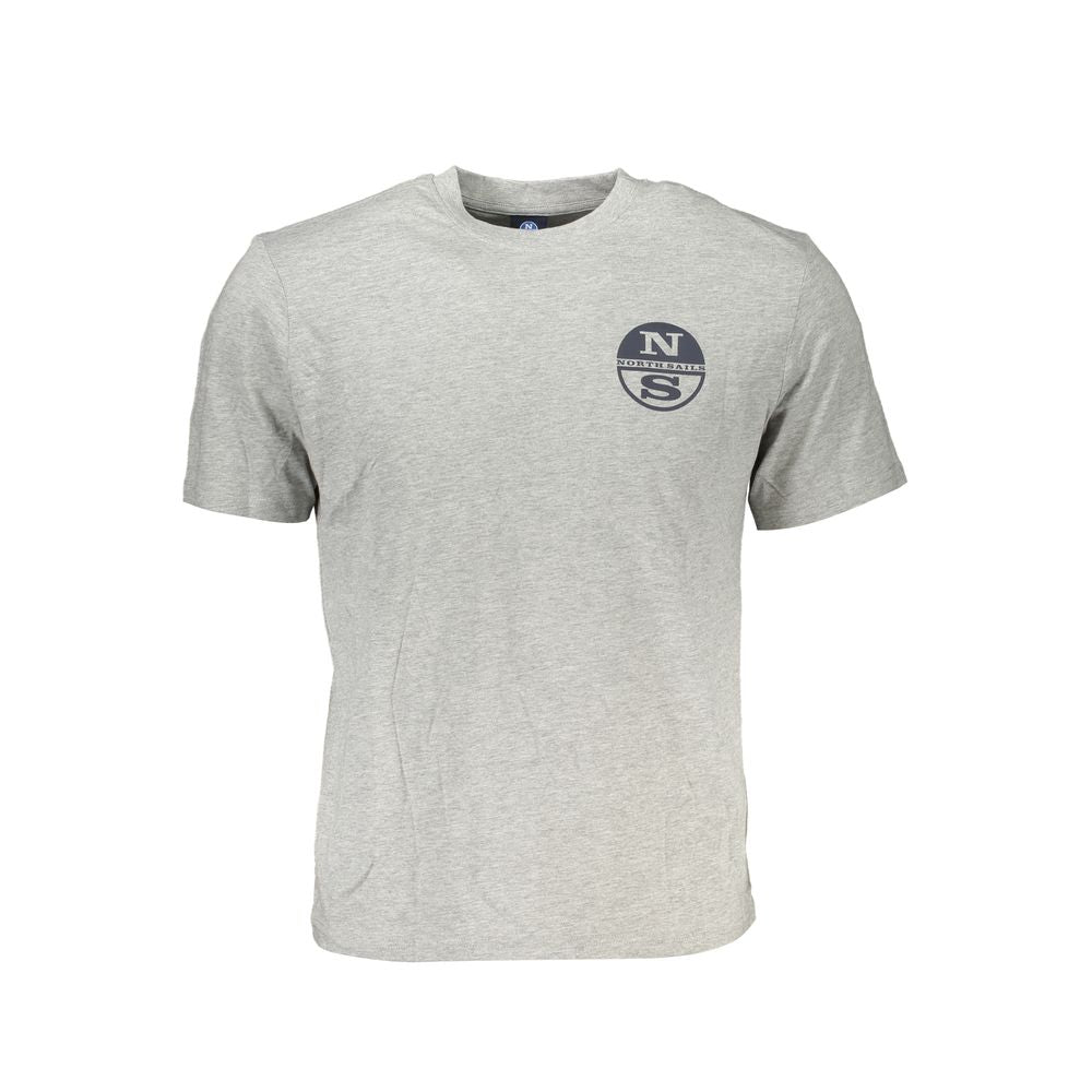 North Sails Gray Cotton T-Shirt