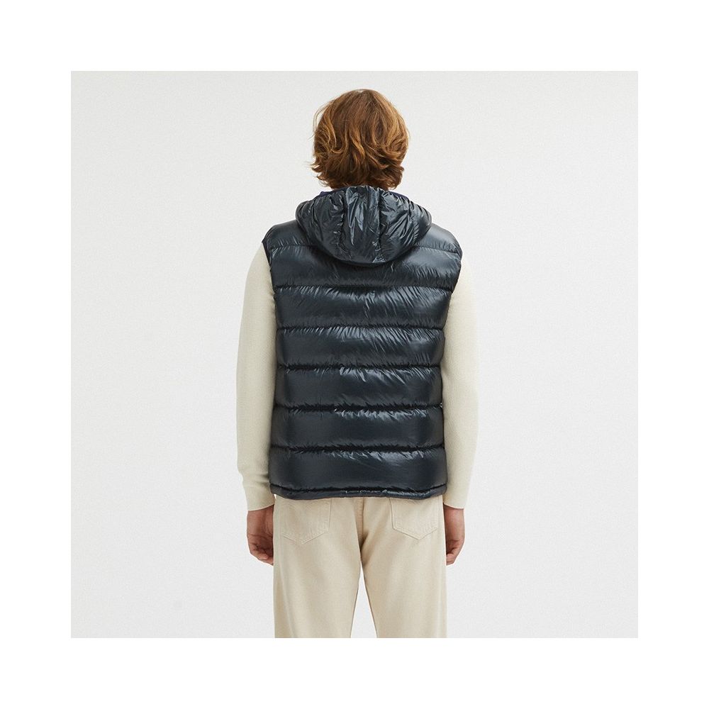 Centogrammi Blue Nylon Men's Reversible Vest