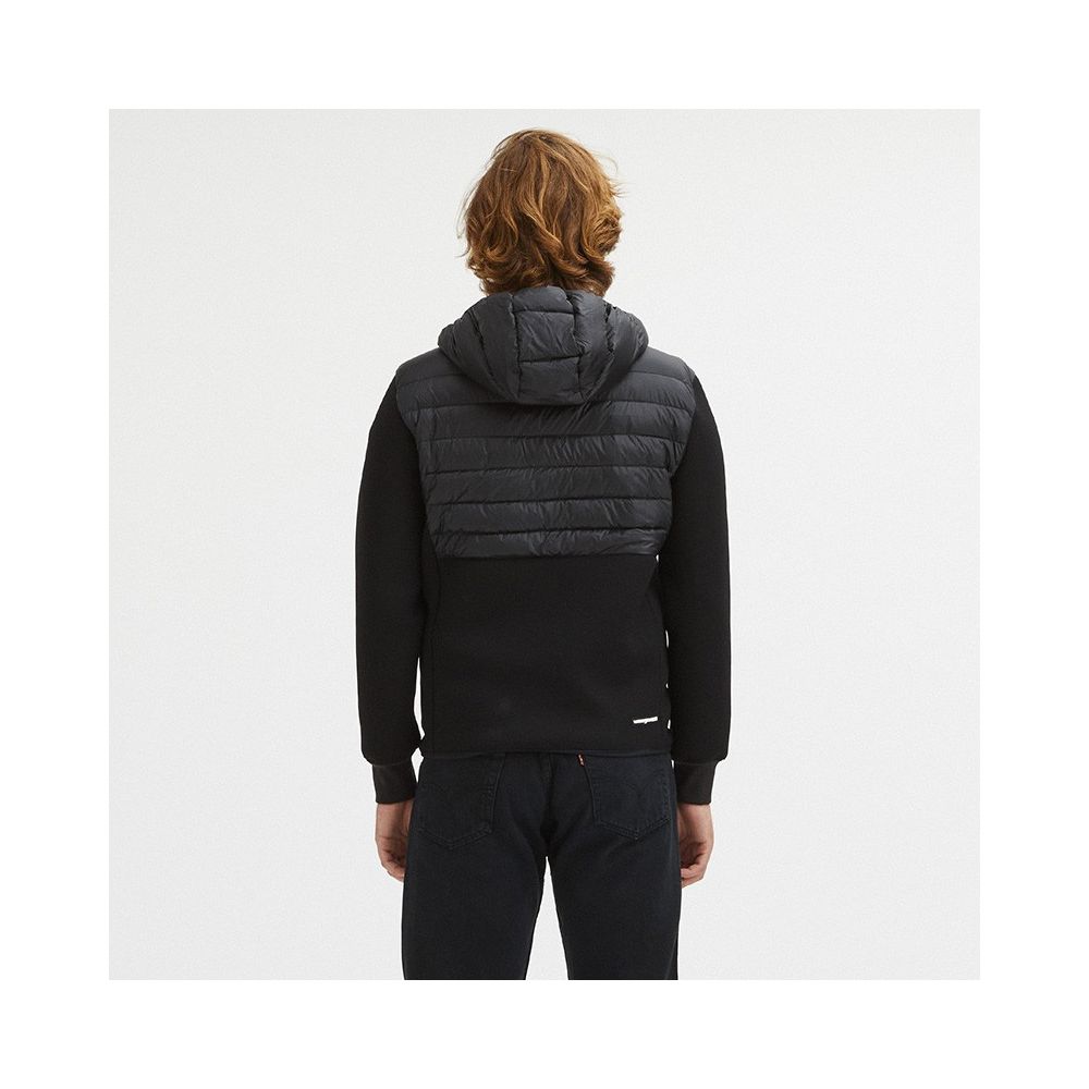 Centogrammi Sleek Black Nylon Down Jacket