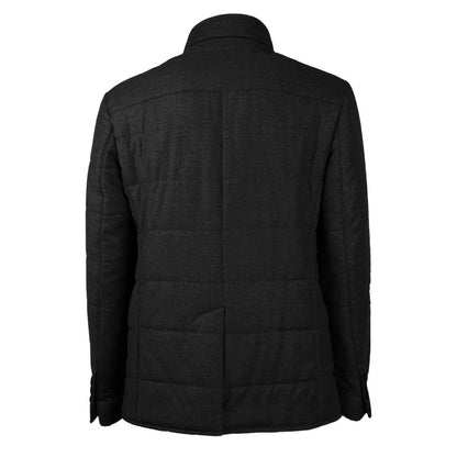 Made in Italy Elegant Wool-Cashmere Men's Coat