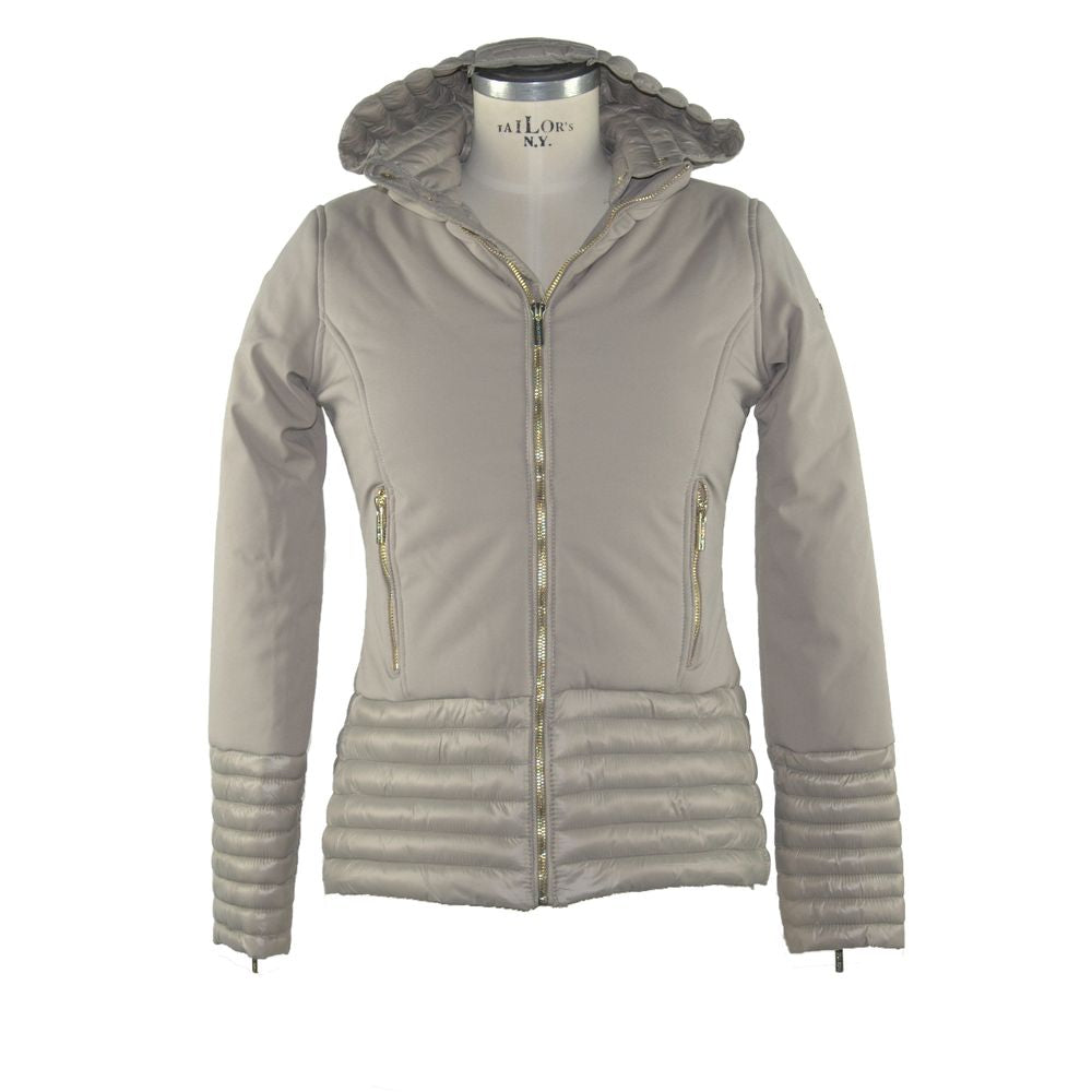 Maison Espin Champagne Elegance: Sleek Down Jacket