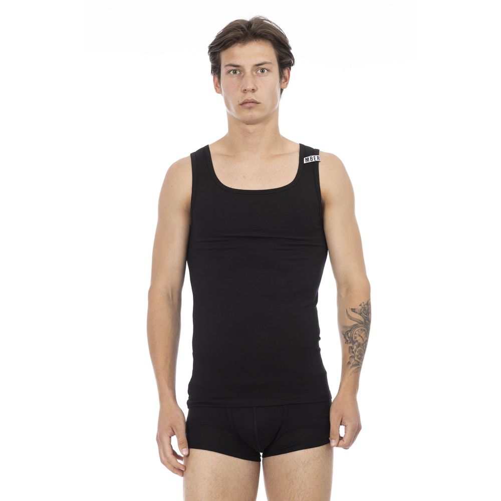 Bikkembergs Sleek Dual Pack Stretch Cotton Tank Tops