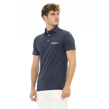 Baldinini Trend Blue Cotton Men Polo