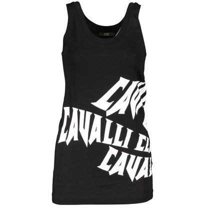 Cavalli Class Black Cotton Women Top