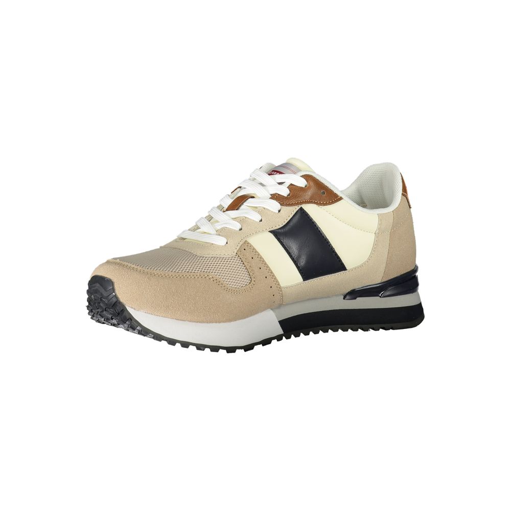 Carrera Beige Polyester Sneaker