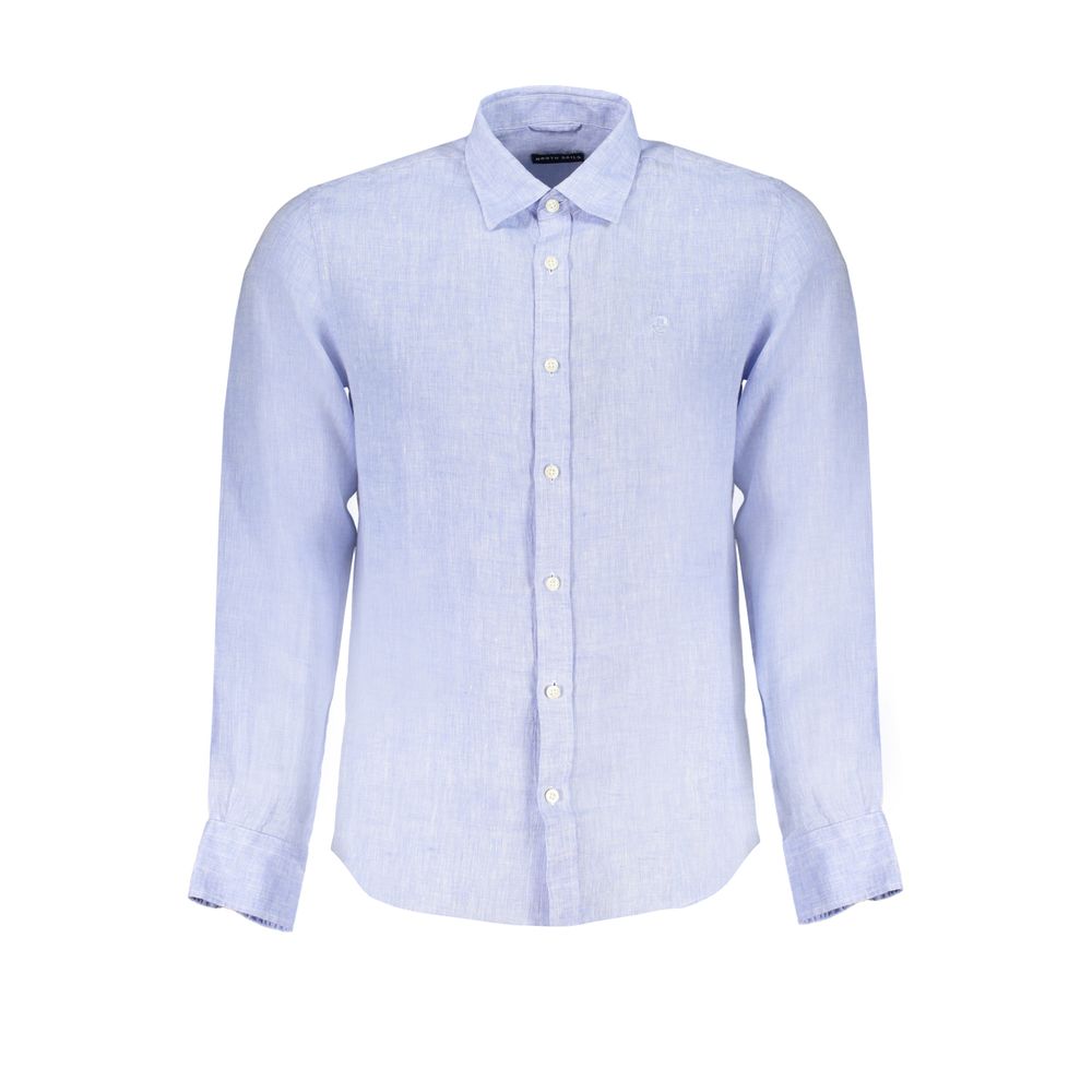 North Sails Light Blue Linen Shirt