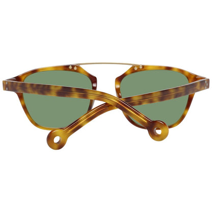 Hally & Son Brown Unisex Sunglasses