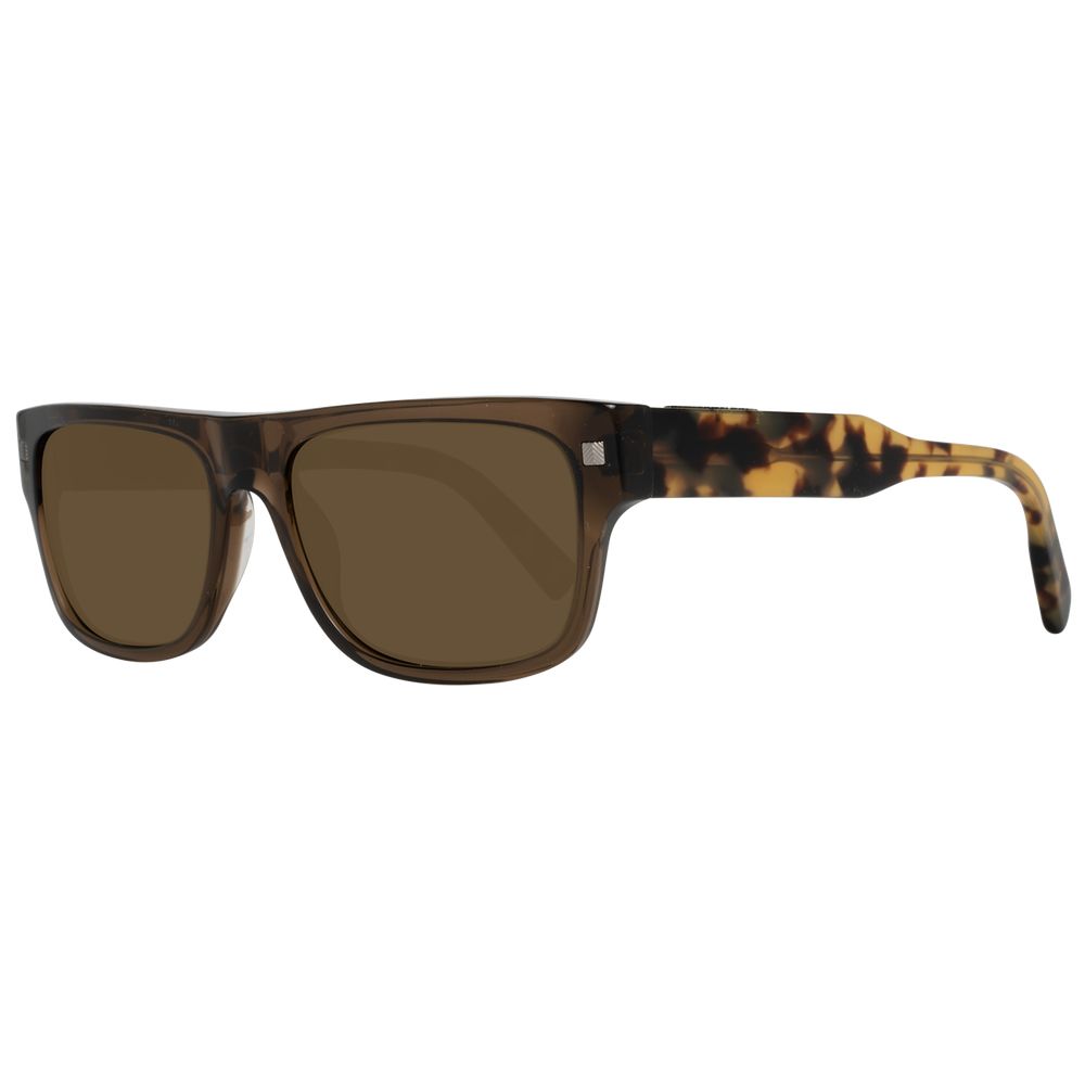 Ermenegildo Zegna Brown Men Sunglasses