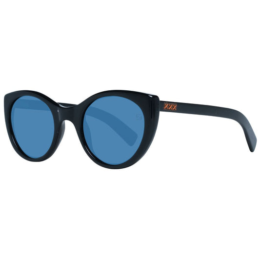 Zegna Couture Black Unisex Sunglasses