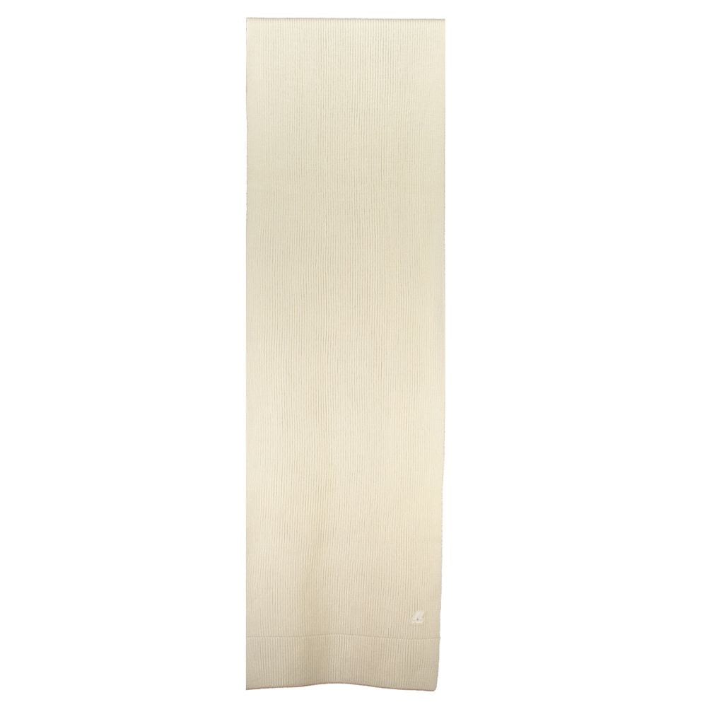 K-WAY Beige 100 Wool Scarf