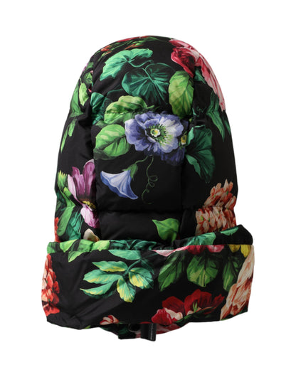 Dolce & Gabbana Hat Multicolor Floral Whole Head Wrap Hat