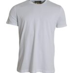 Dolce & Gabbana White Cotton Roundneck Short Sleeve T-shirt