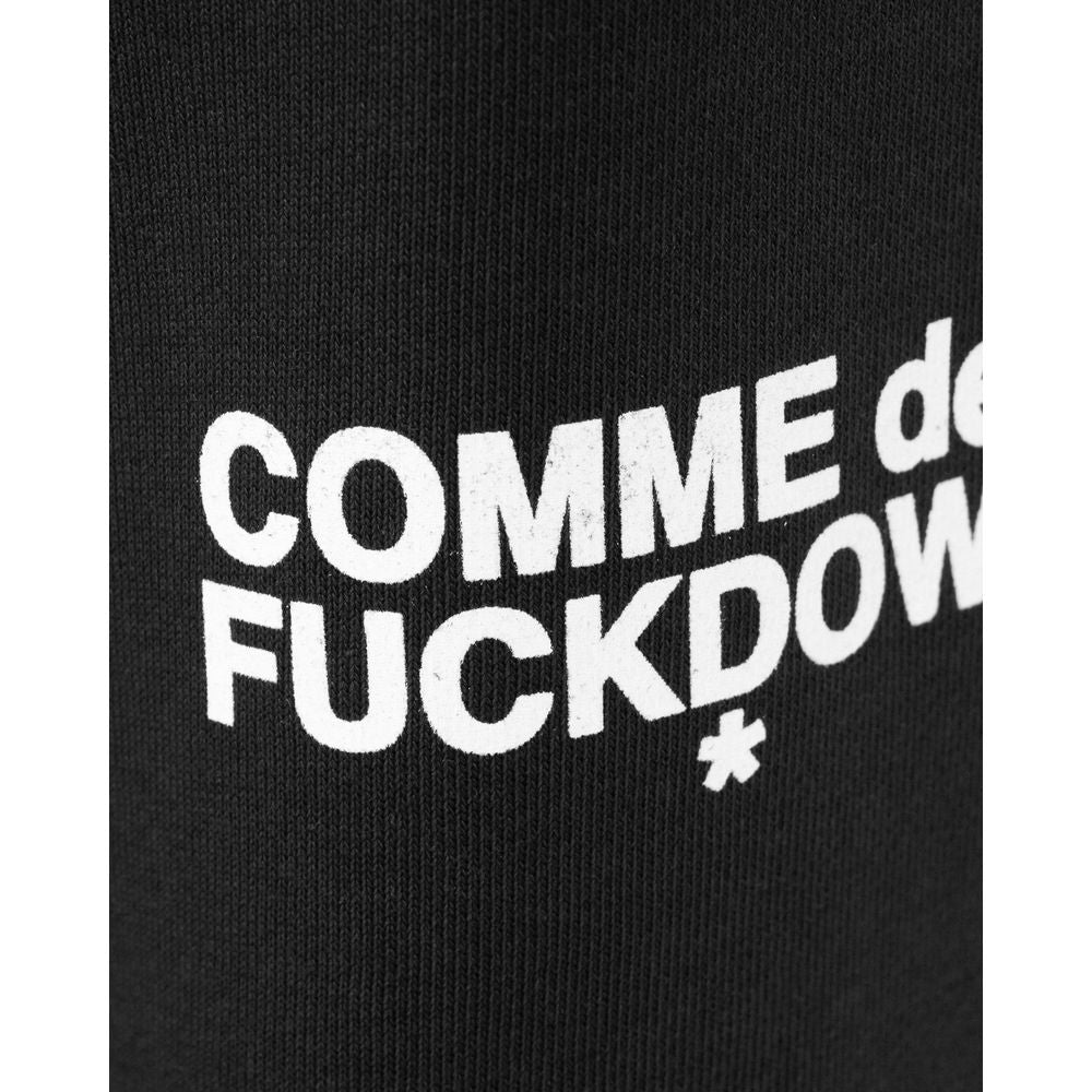 Comme Des Fuckdown Black Cotton Jeans & Pant