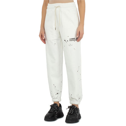 Comme Des Fuckdown White Cotton Jeans & Pant