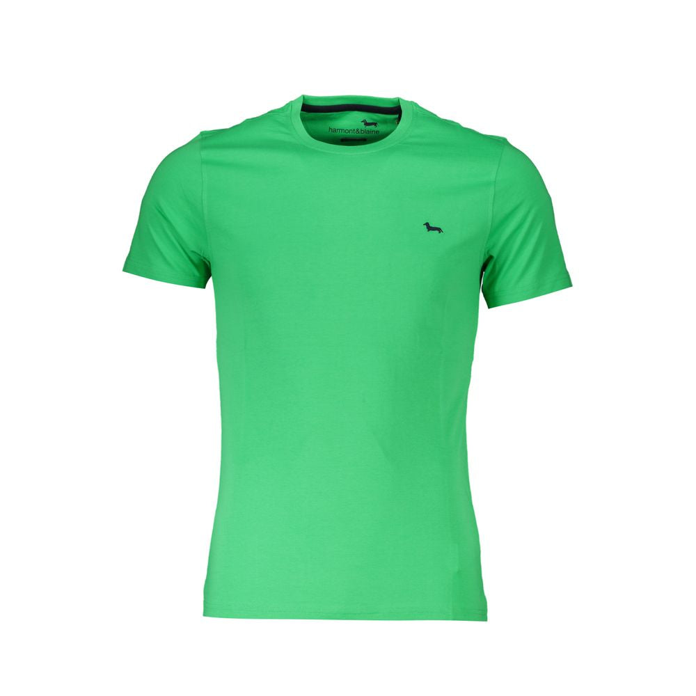 Harmont & Blaine Green Cotton T-Shirt