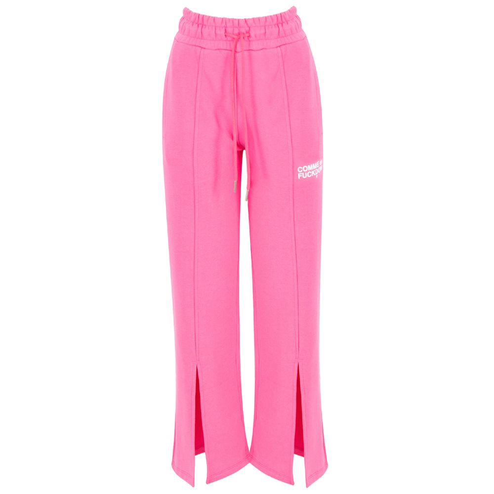 Comme Des Fuckdown Pink Cotton Jeans & Pant