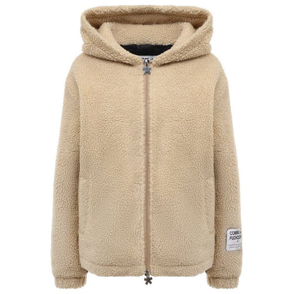 Comme Des Fuckdown Beige Polyester Jackets & Coat