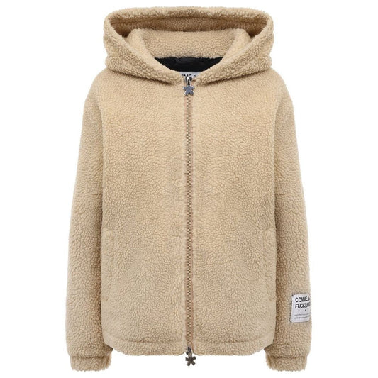 Comme Des Fuckdown Beige Polyester Jackets & Coat