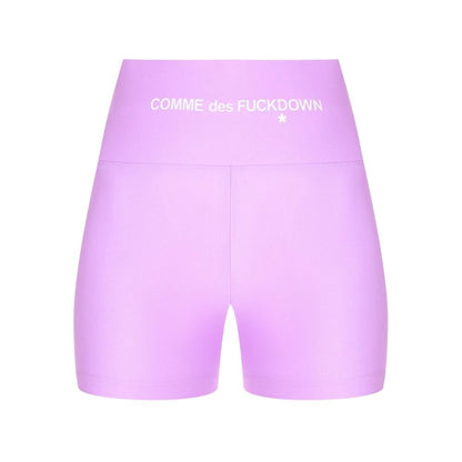 Comme Des Fuckdown Purple Polyester Short