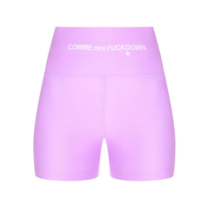 Comme Des Fuckdown Purple Polyester Short