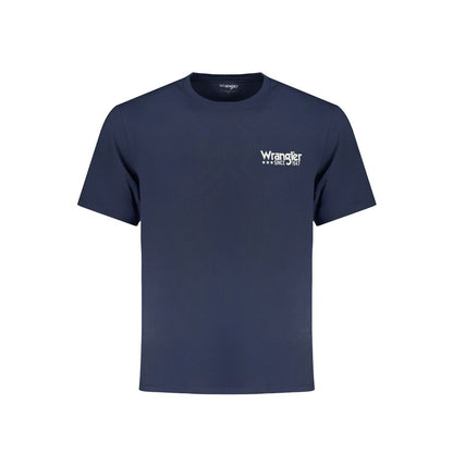 Wrangler Blue Cotton T-Shirt