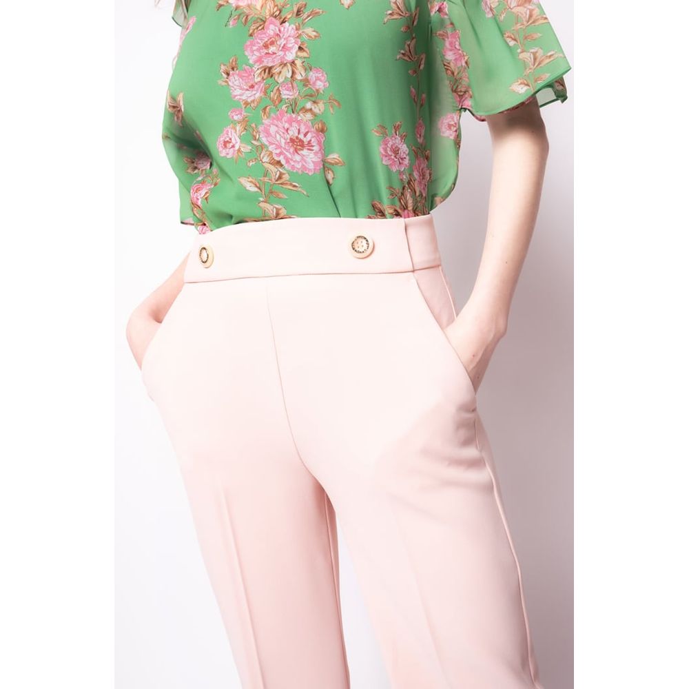 PINKO Pink Polyester Jeans & Pant