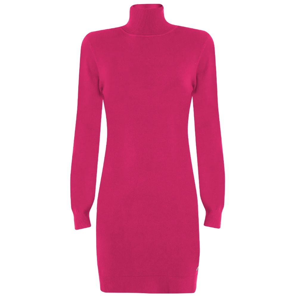 Yes Zee Fuchsia Viscose Dress