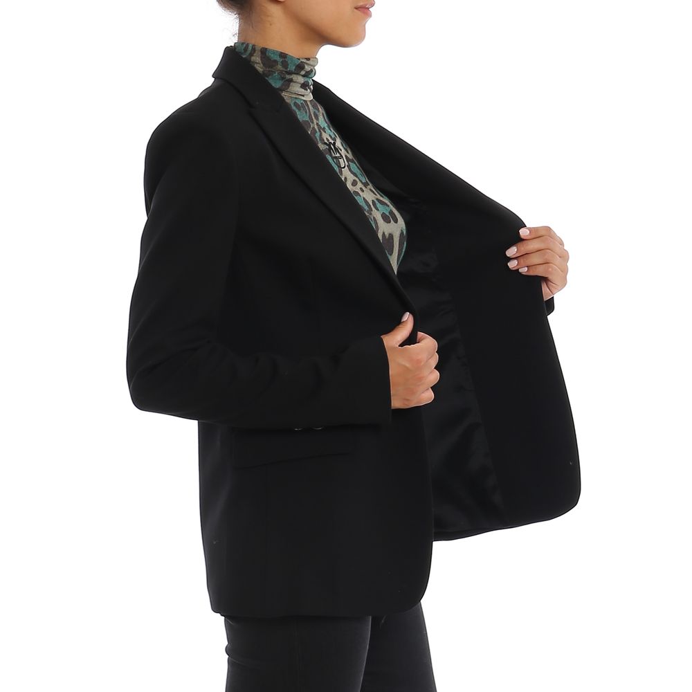 PINKO Black Viscose Suits & Blazer