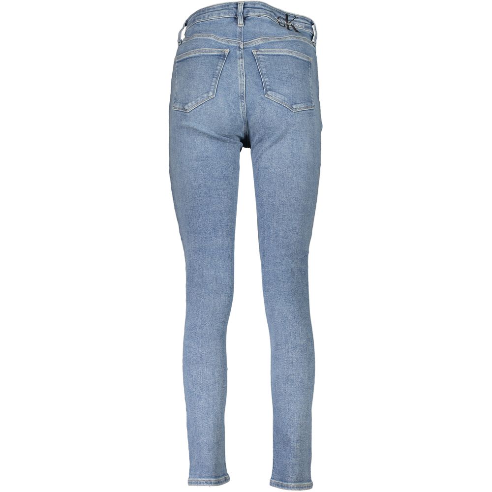 Calvin Klein Light Blue Cotton Jeans & Pant