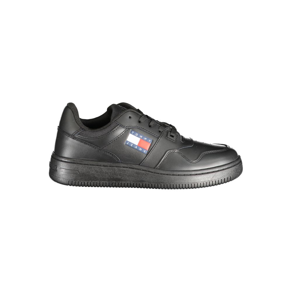 Tommy Hilfiger Black Polyester Sneaker