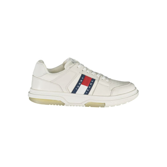 Tommy Hilfiger White Polyethylene Men Sneaker