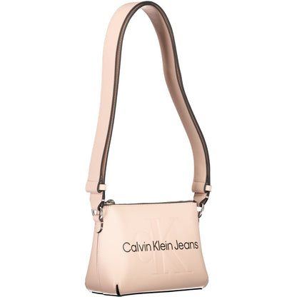 Calvin Klein Pink Polyethylene Handbag