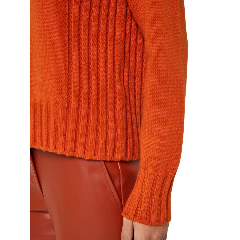 Alpha Studio Orange Cashmere Sweater