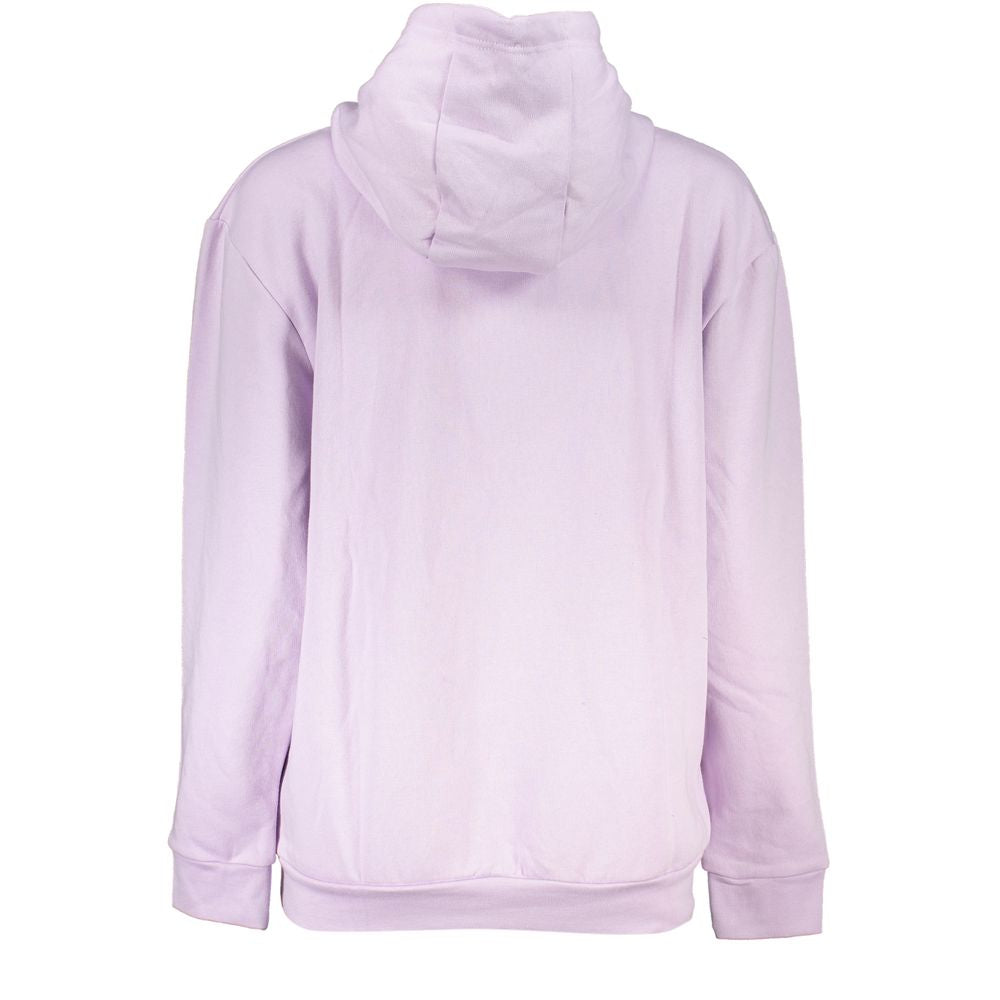 Cavalli Class Purple Cotton Sweater