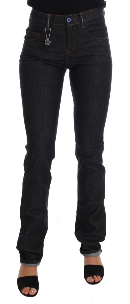 Costume National Sleek Dark Blue Super Slim Jeans