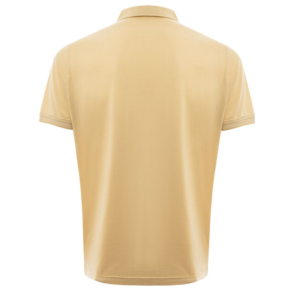 Loro Piana Yellow Silk Polo Shirt