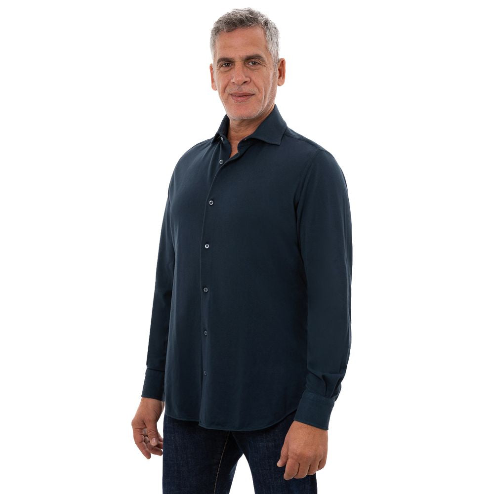 Loro Piana Blue Cotton Shirt