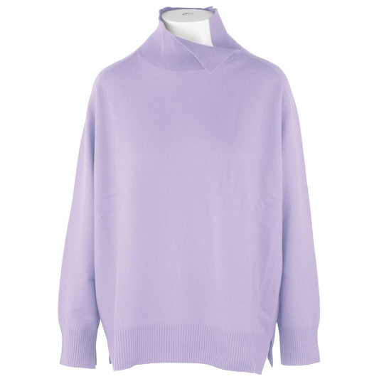 Malo Purple Wool Sweater