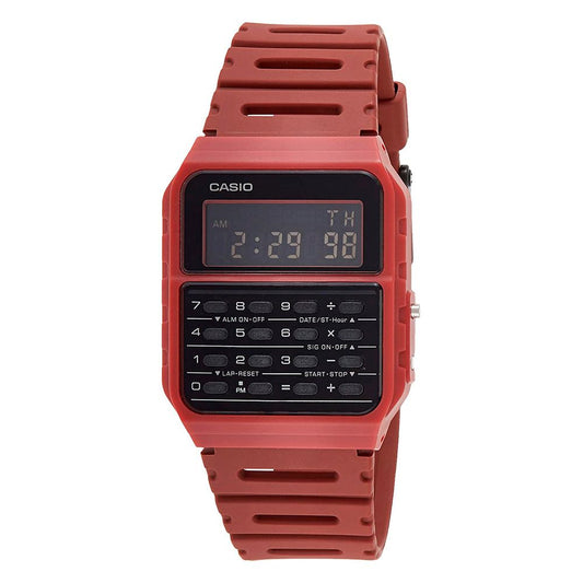 Casio Red Resin Watch