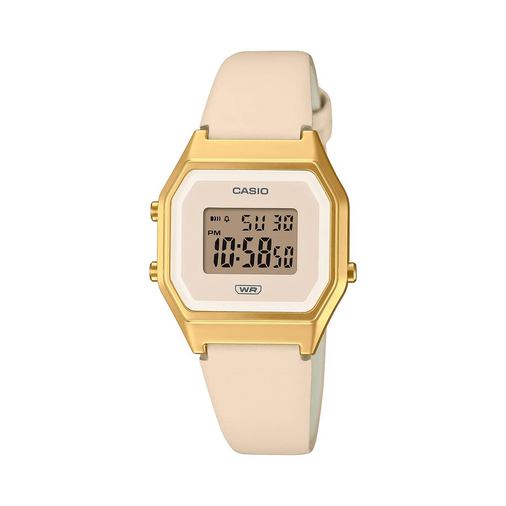 Casio Pink Leather Watch