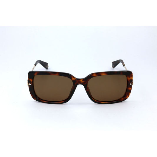 Polaroid Brown Metal Sunglasses