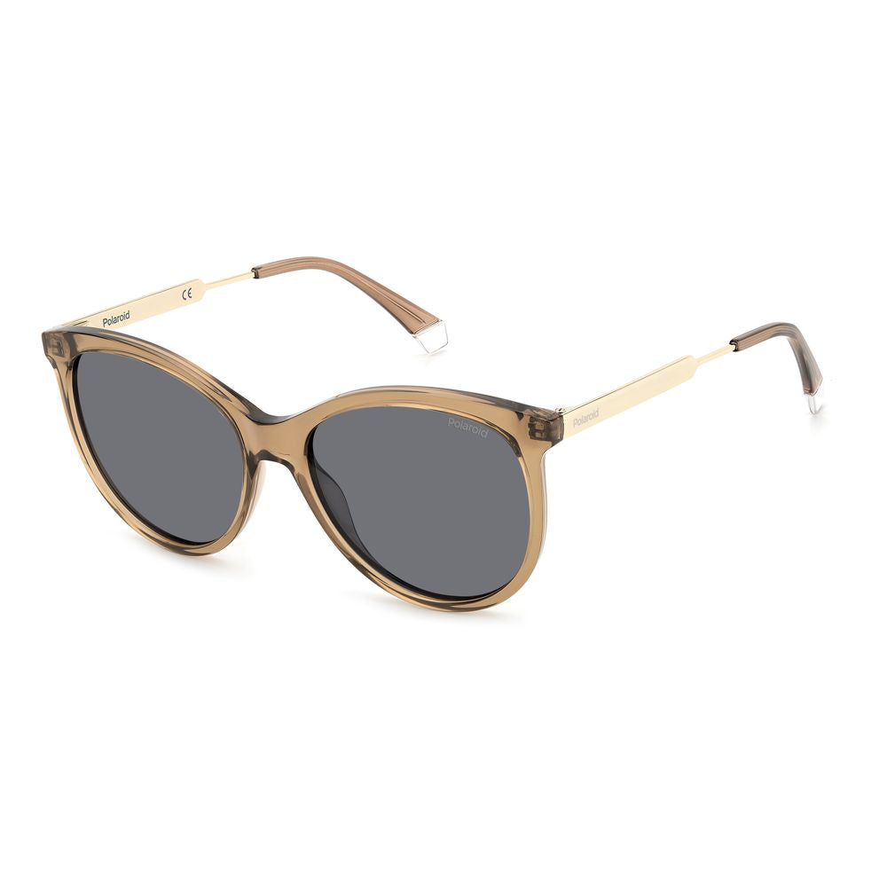 Polaroid Beige Resin Sunglasses