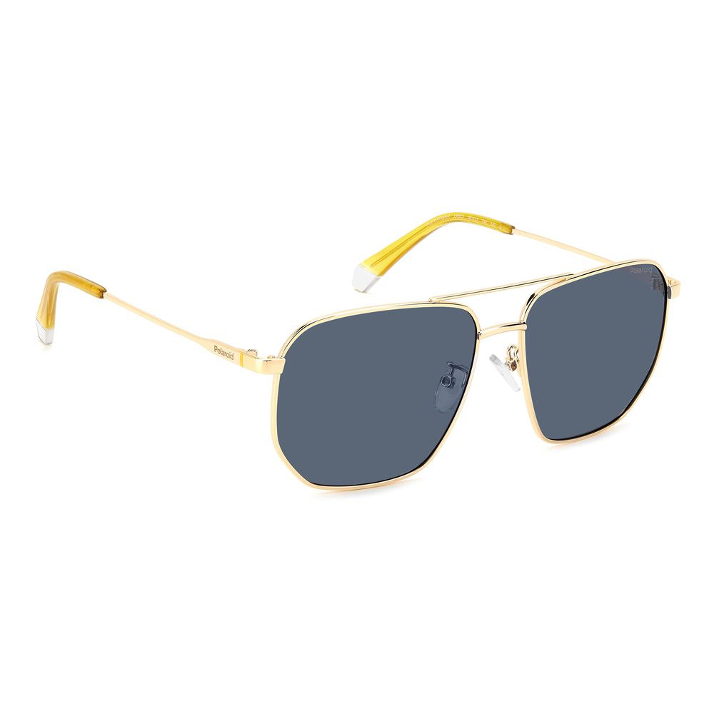 Polaroid Blue Metal Sunglasses