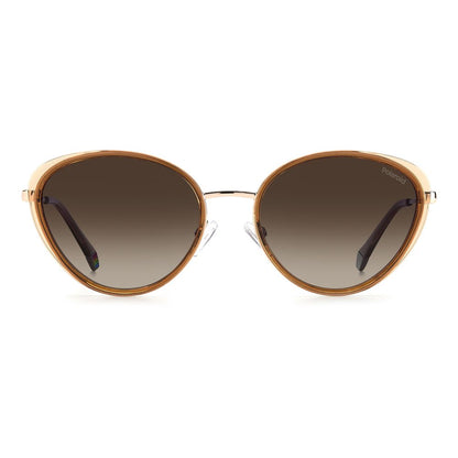 Polaroid Beige Plastic Sunglasses