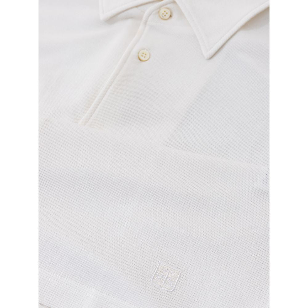 Corneliani White Cotton Shirt