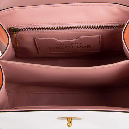 Dolce & Gabbana Multicolor Leather Di Calfskin Handbag