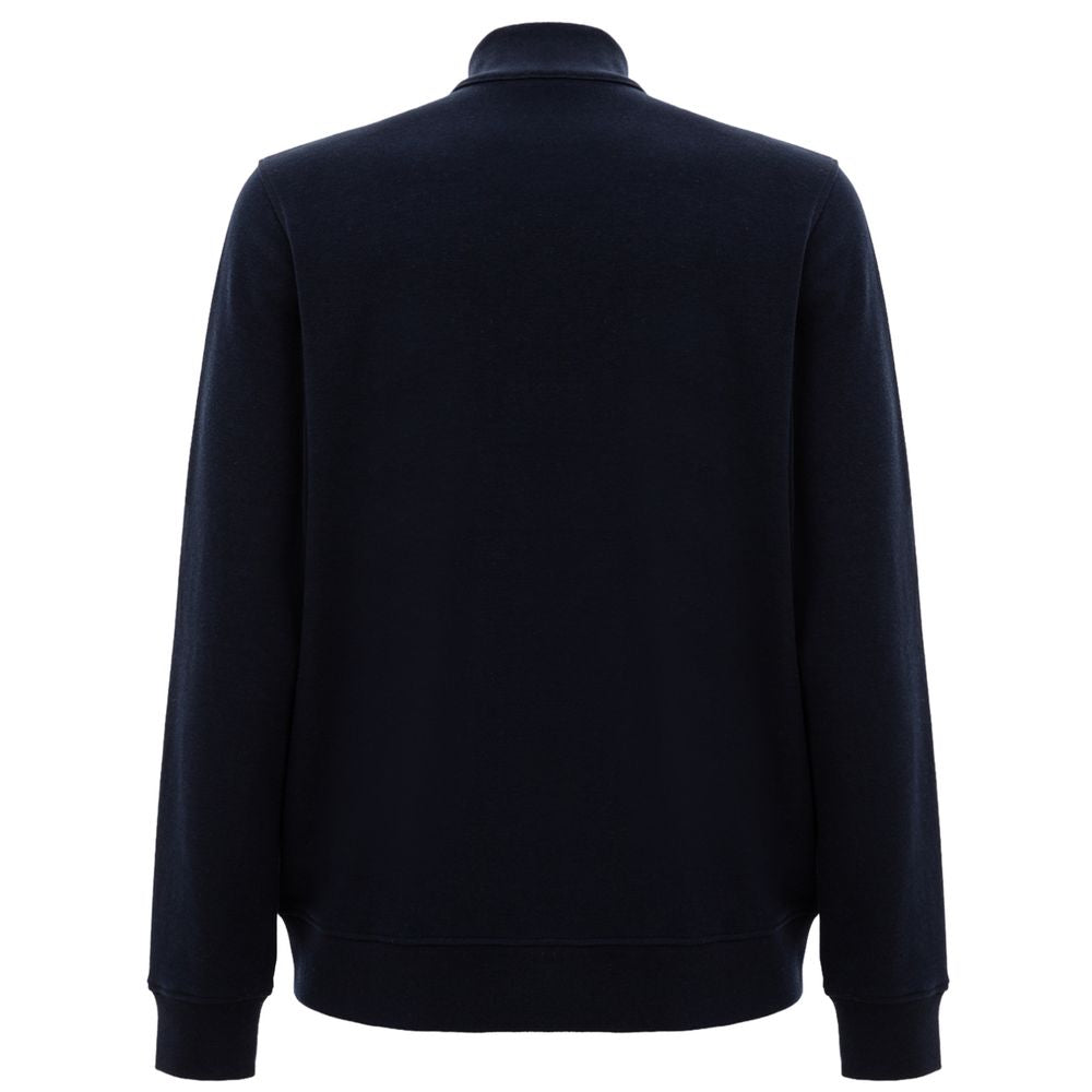 Corneliani Blue Cotton Sweater