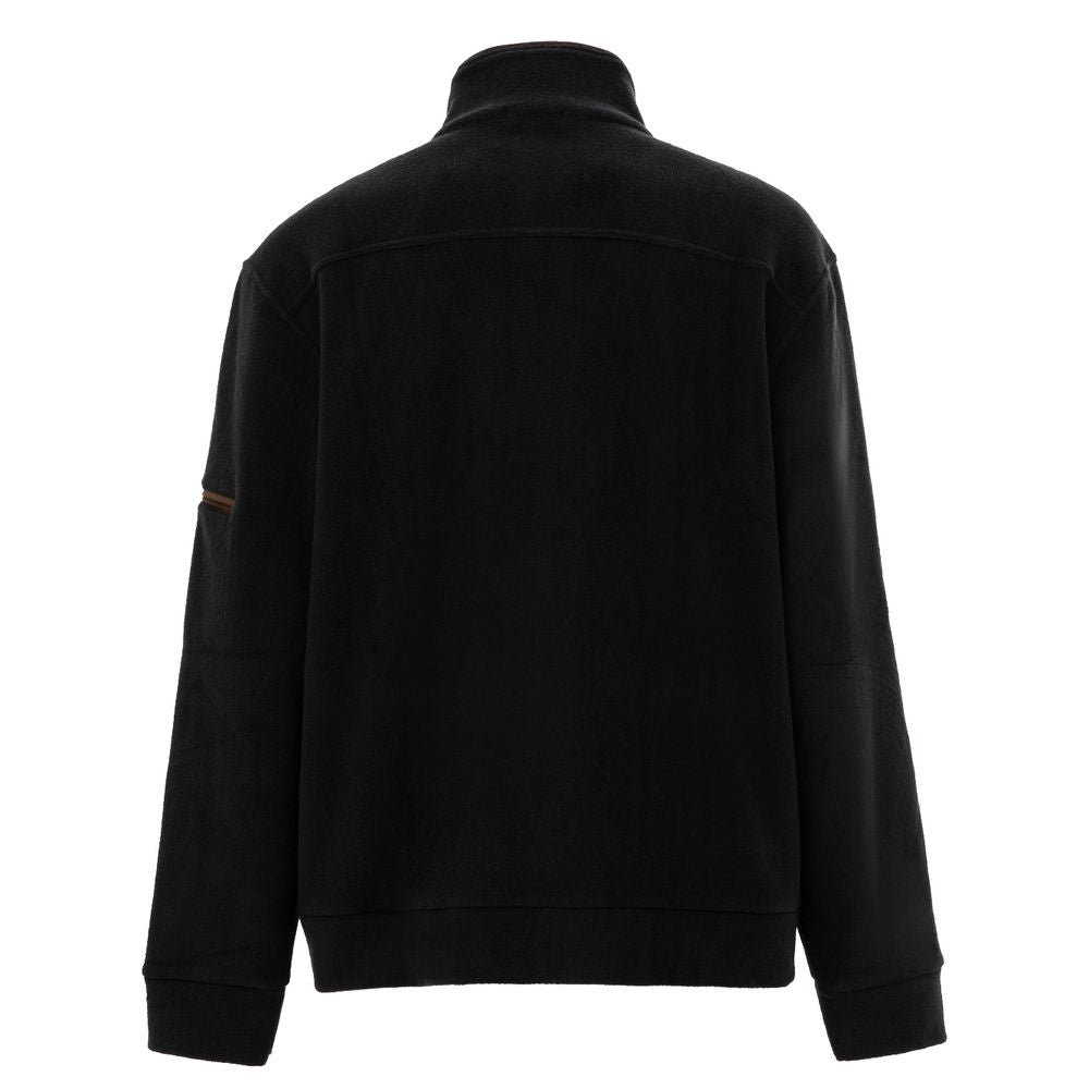 Corneliani Black Viscose Cardigan