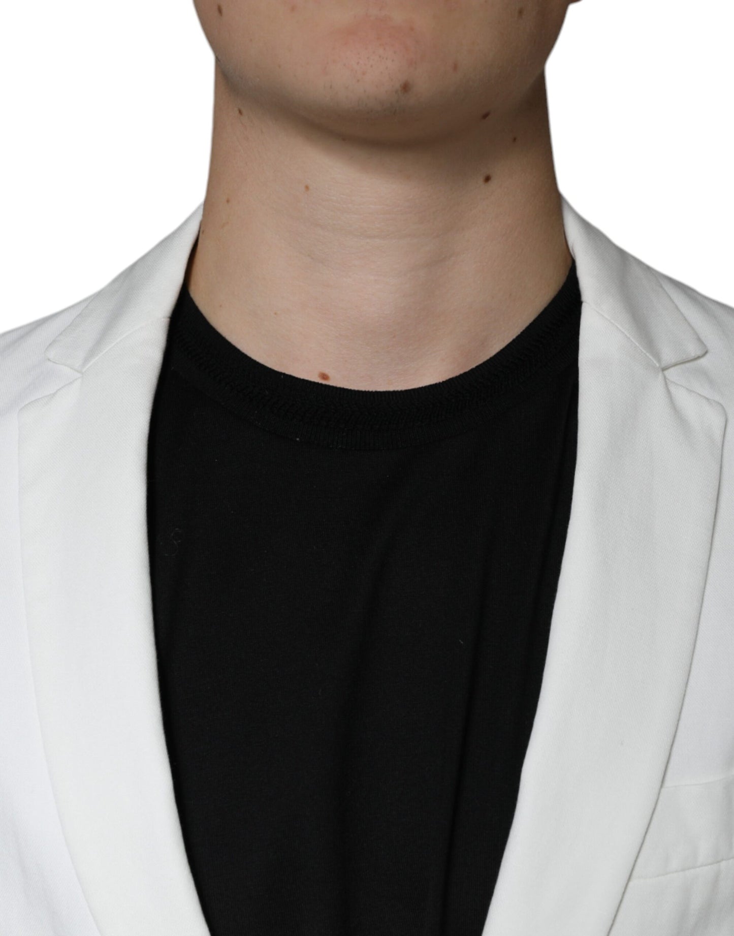 Dondup White Single Breasted One Button Dress Formal Blazer